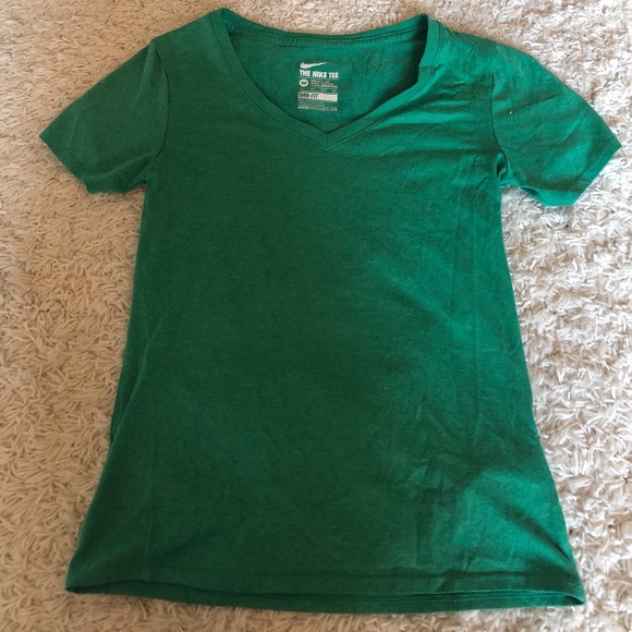 Nike green running shirt (XS) - Picture 1 of 1